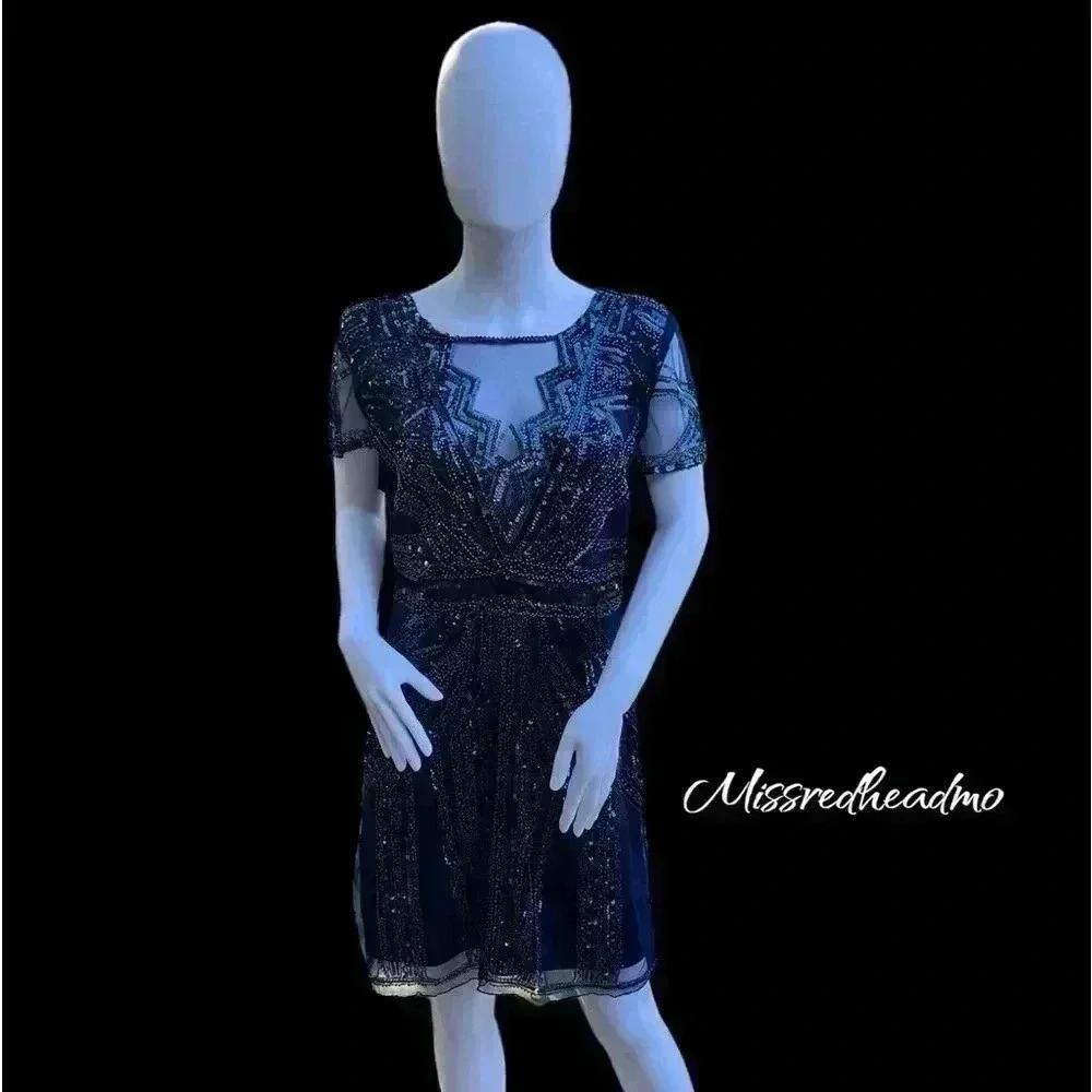 VINTAGE ~Vision for Innovation~ Sequin Dress - Small